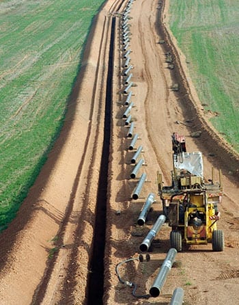 Pipeline contractor invoice factoring and accounts-receivable financing